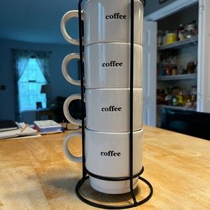 4 tier mug set